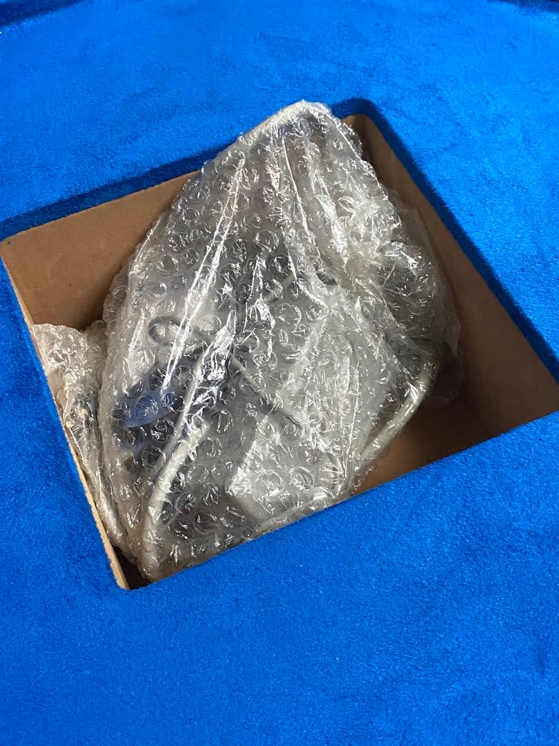 希少♦️モッツレラソファ♦️マカロン型 オットマン♦️ブルー×シルバー♦️未使用 送料込