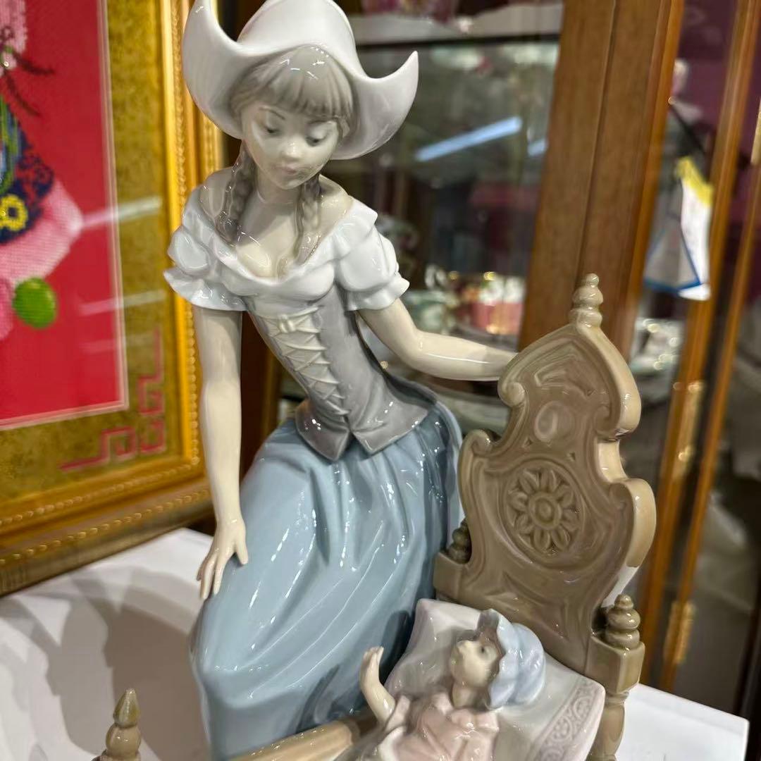 大型リヤドロ　レア 乳母車 女性 赤ちゃん