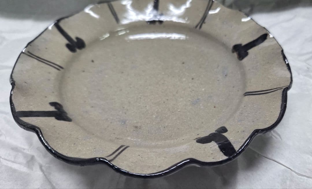 辻嘉一 特選和食器揃 用の美 絵唐津輪花皿 5枚セット