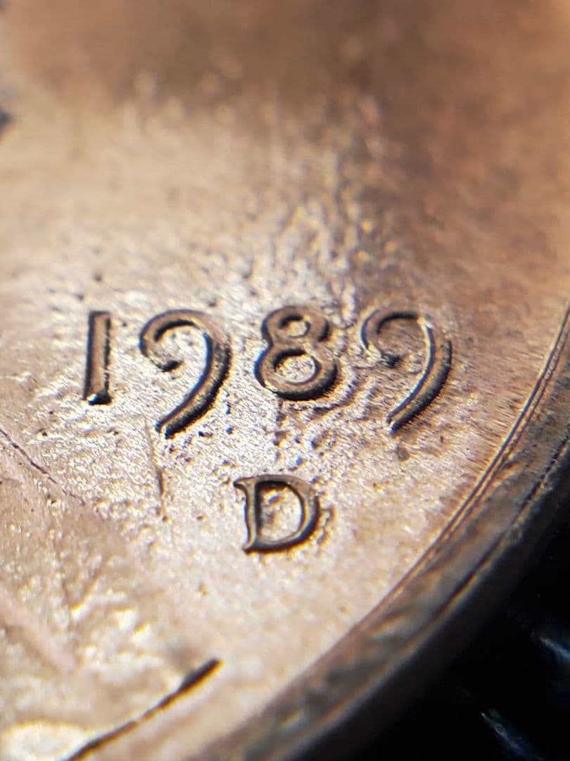2341. 極美品 エラー ？ 1989年 D リンカーン 1セント コイン - メルカリ