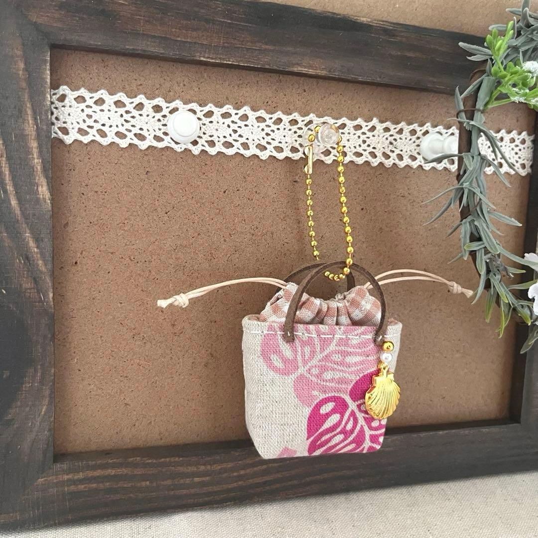 2408-65 ミニチュア巾着トートサシェ 香り袋　SOLD→ご注文承ります♡