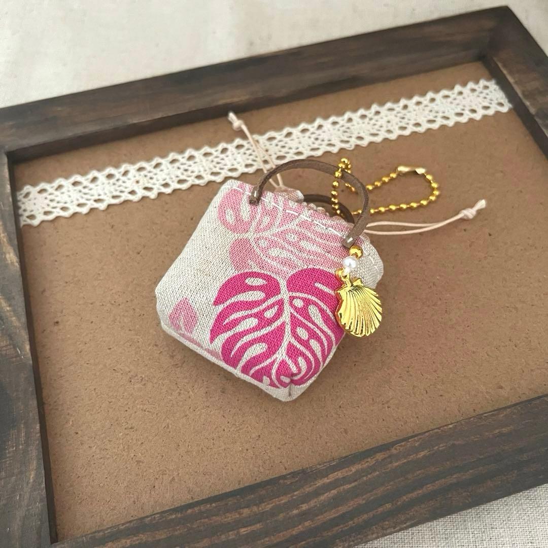 2408-65 ミニチュア巾着トートサシェ 香り袋　SOLD→ご注文承ります♡