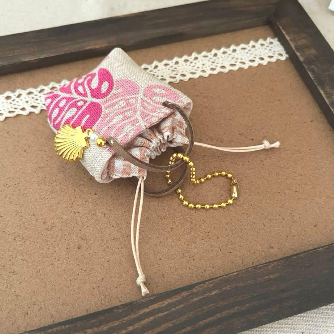 2408-65 ミニチュア巾着トートサシェ 香り袋　SOLD→ご注文承ります♡