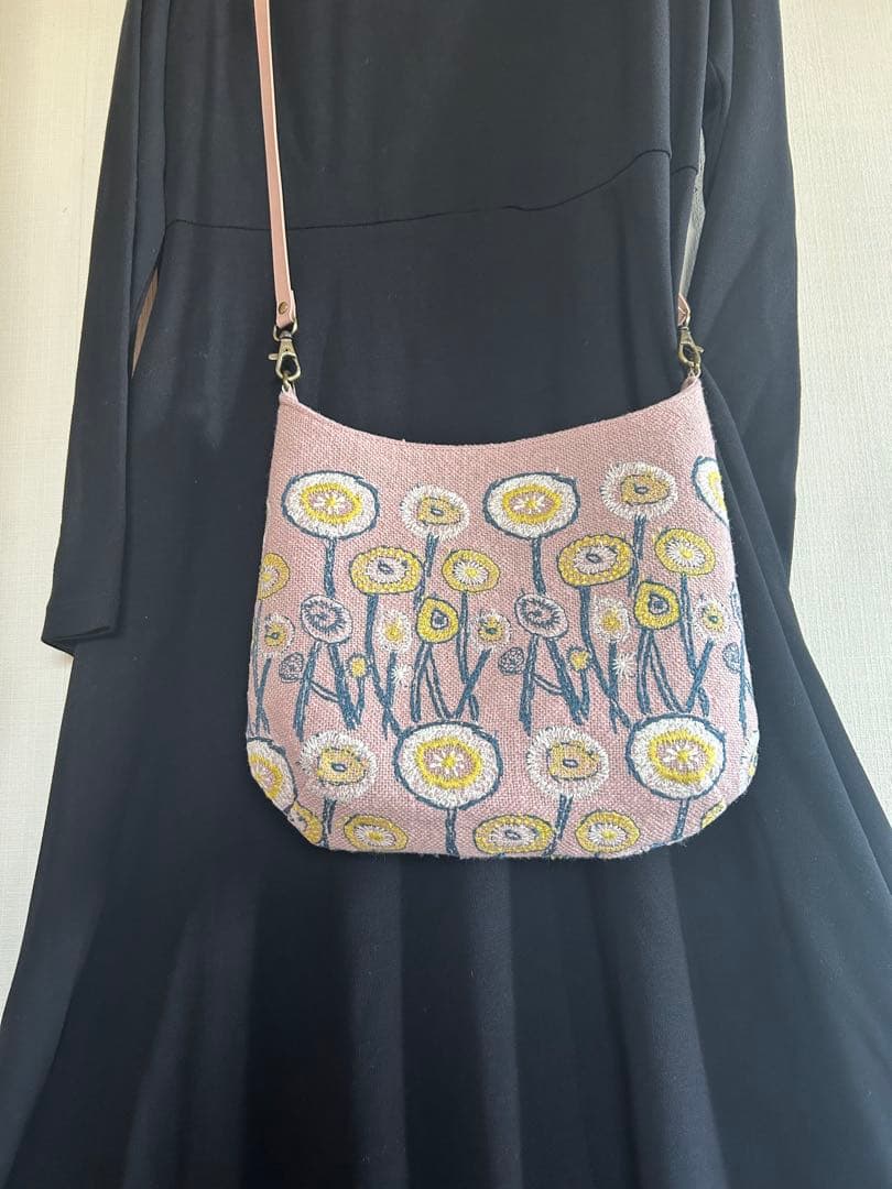 ミナペルホネン★path×forest tileショルダーポシェットハンドメイド