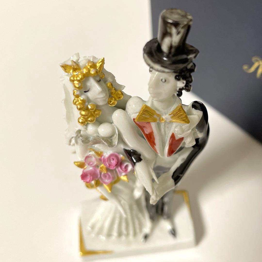 ・花嫁と花婿・Peter Strang・手捻り・箱入・Meissen・