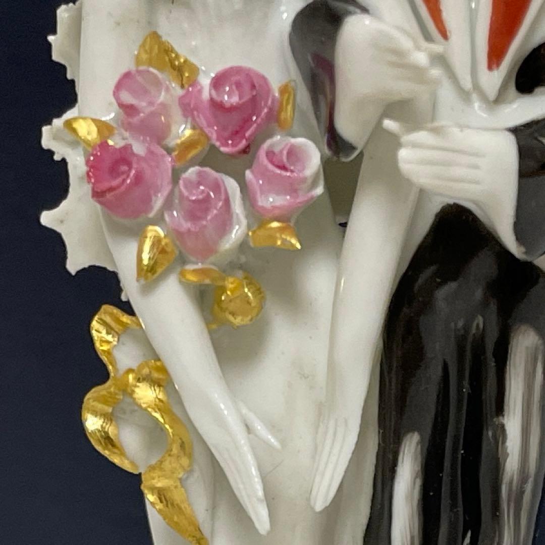 ・花嫁と花婿・Peter Strang・手捻り・箱入・Meissen・