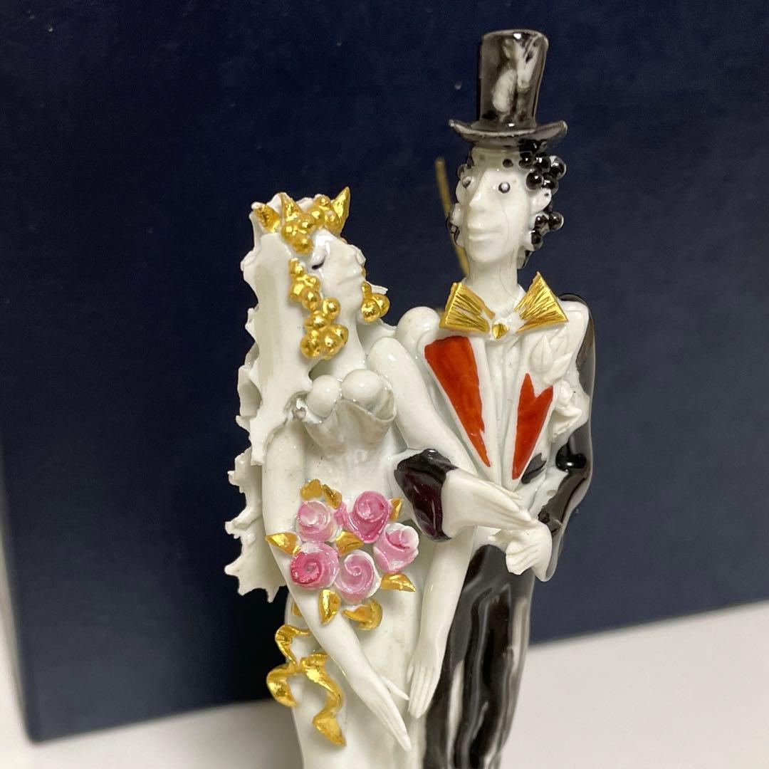 ・花嫁と花婿・Peter Strang・手捻り・箱入・Meissen・