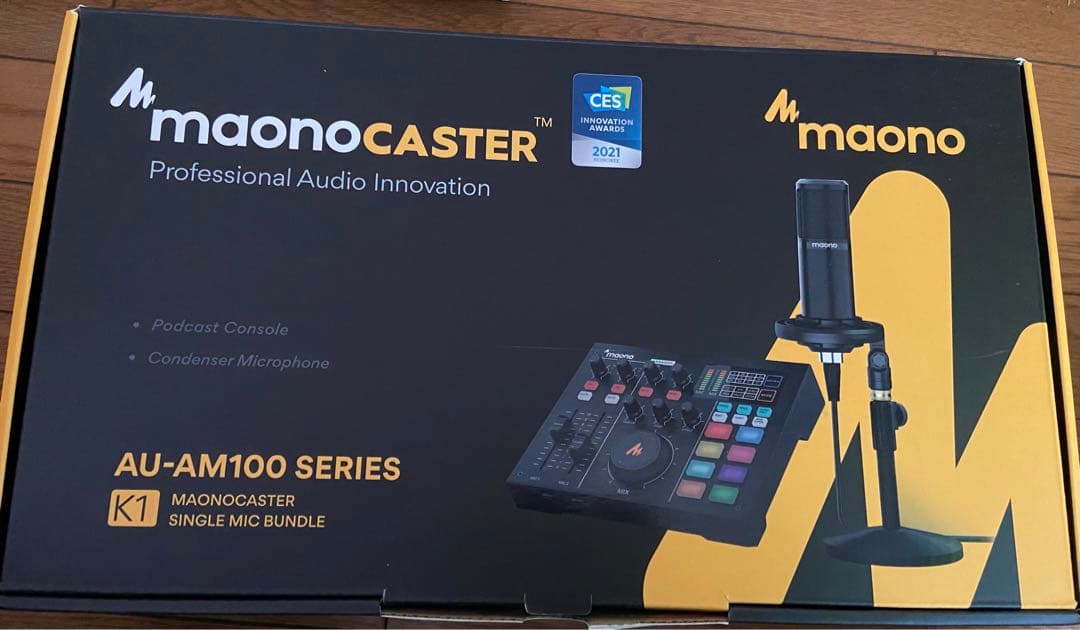 Maonocaster オーディオミキサー オーディオインターフェース DJ