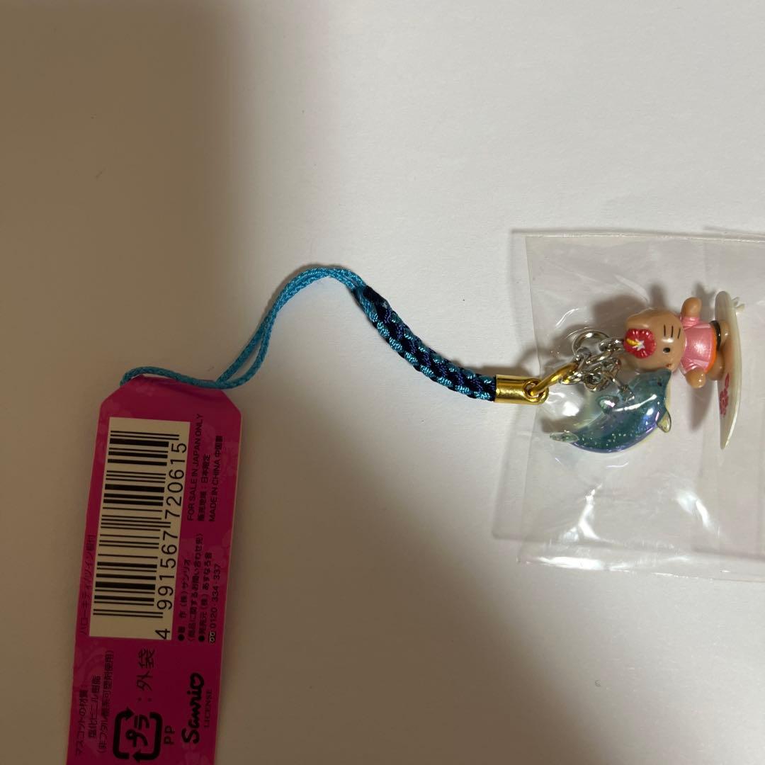 137 キティ 根付け 夏期限定 パイプライン サーフィン 日焼けキティ