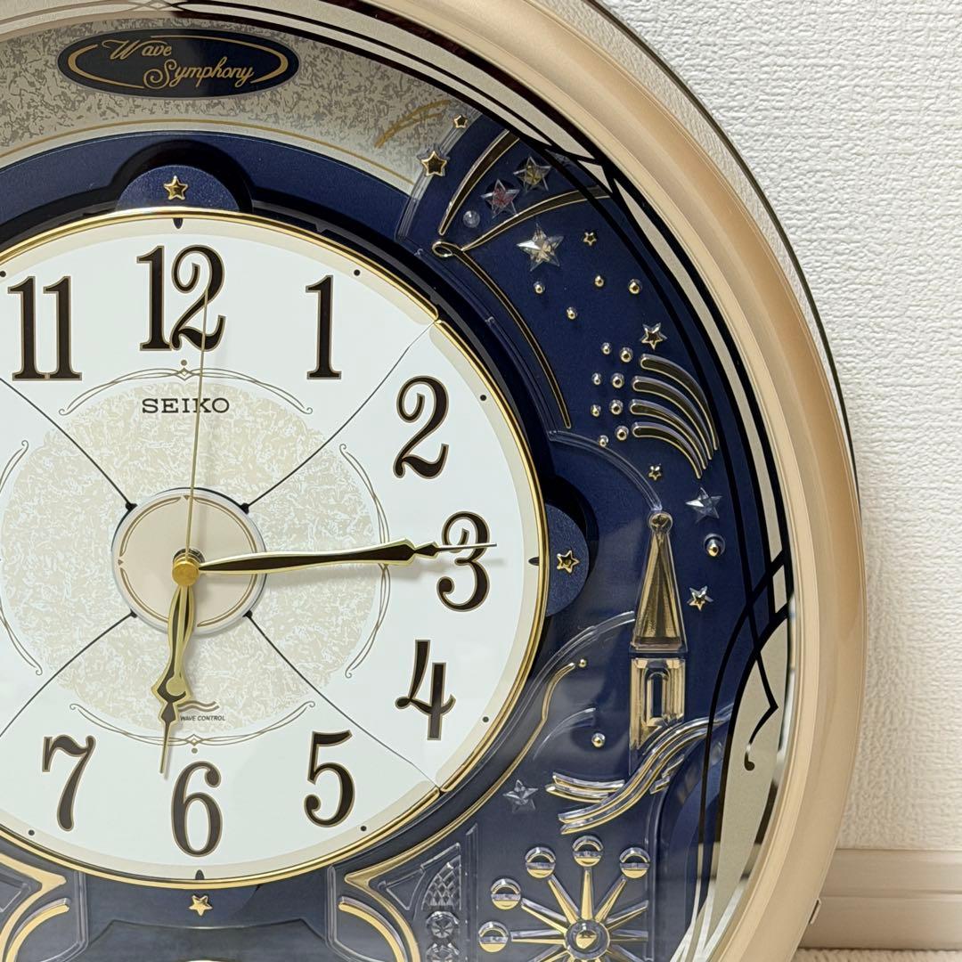 【希少】SEIKO RE561S からくり時計 電波修正機能 自動秒針停止機能付