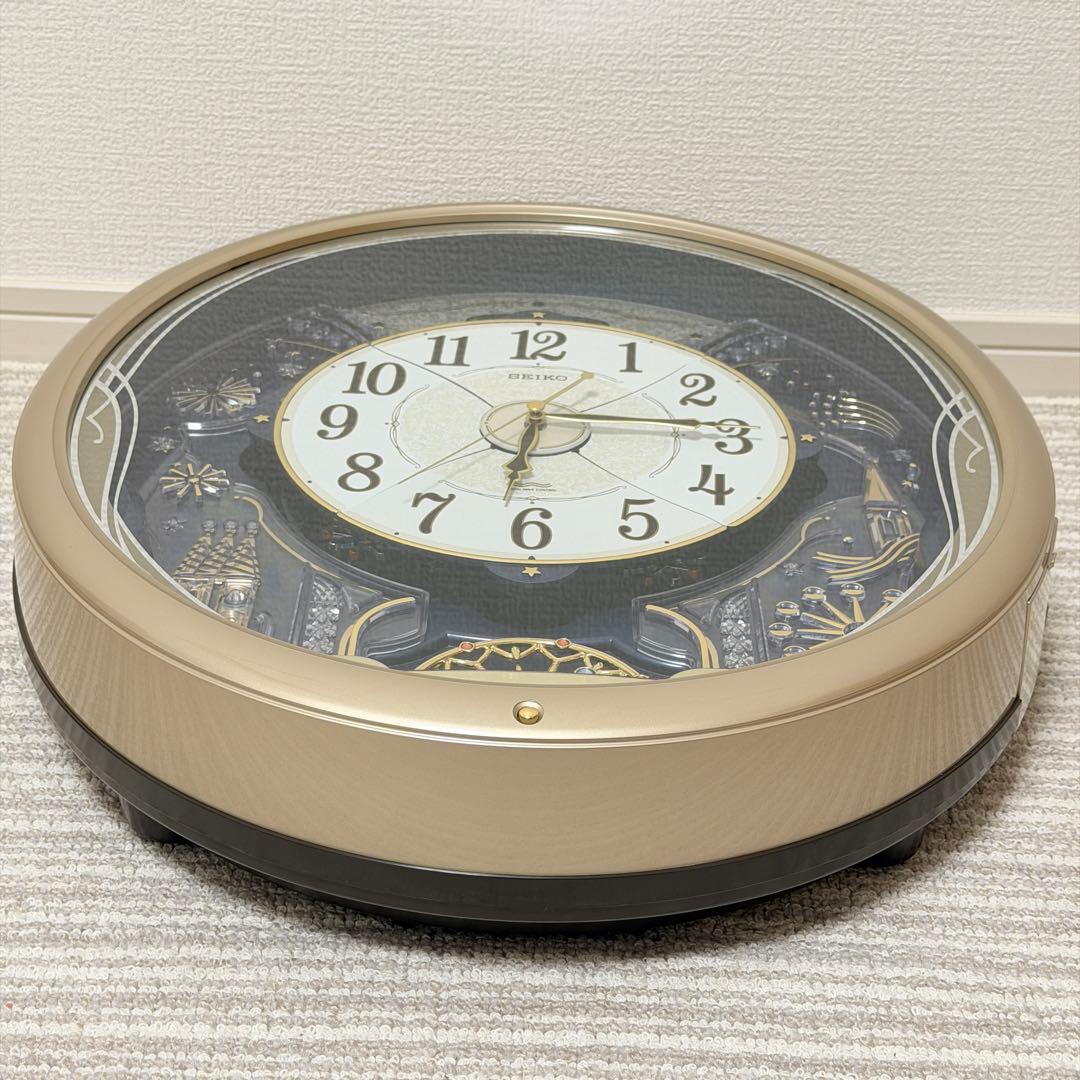 【希少】SEIKO RE561S からくり時計 電波修正機能 自動秒針停止機能付