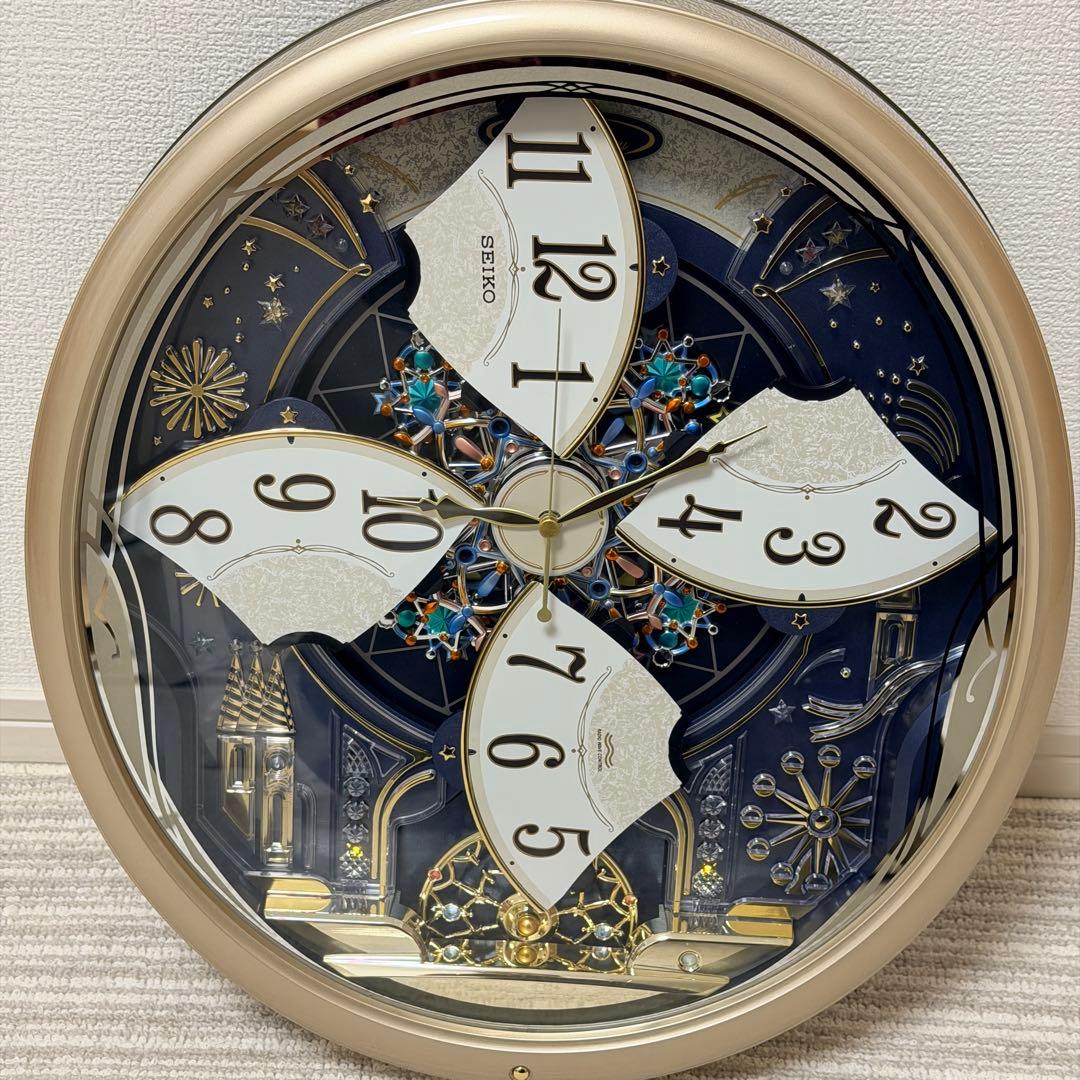 【希少】SEIKO RE561S からくり時計 電波修正機能 自動秒針停止機能付