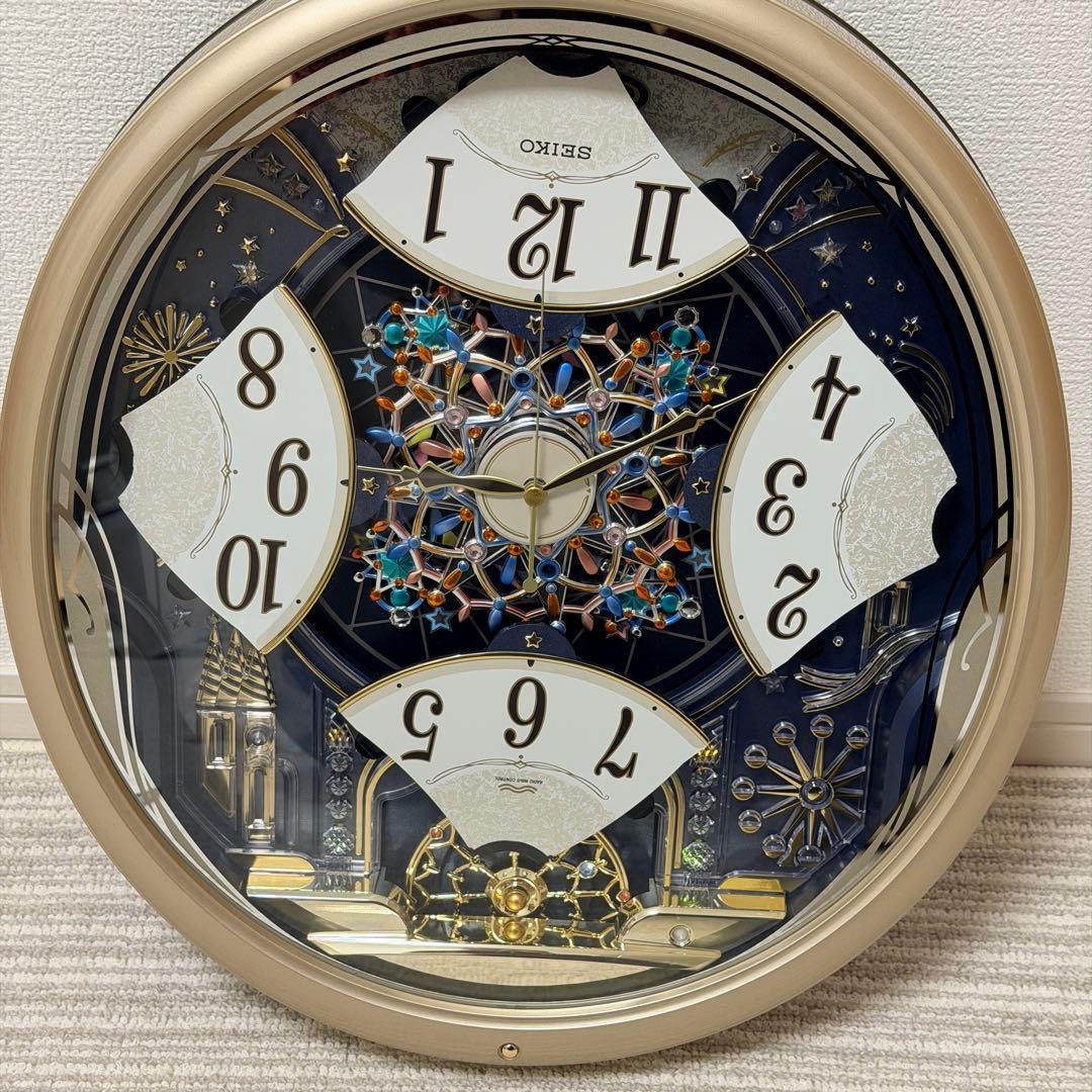 【希少】SEIKO RE561S からくり時計 電波修正機能 自動秒針停止機能付