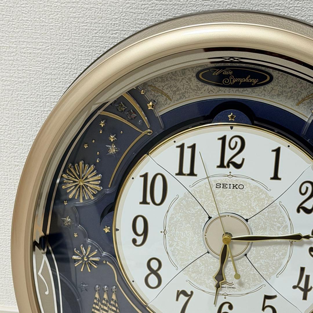 【希少】SEIKO RE561S からくり時計 電波修正機能 自動秒針停止機能付