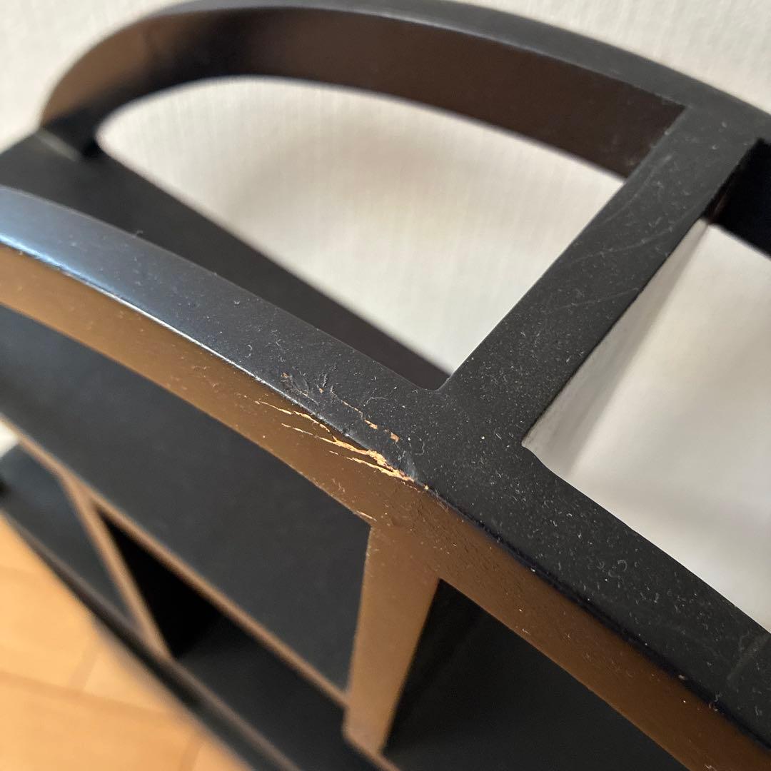 円型アンティーク茶棚