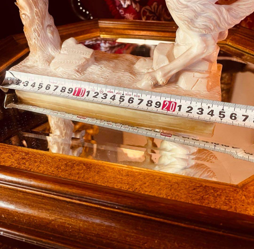 湯布院アンティーク イタリアサンティーニ 西洋彫刻 ナポレオンオブジェ置物ローマ