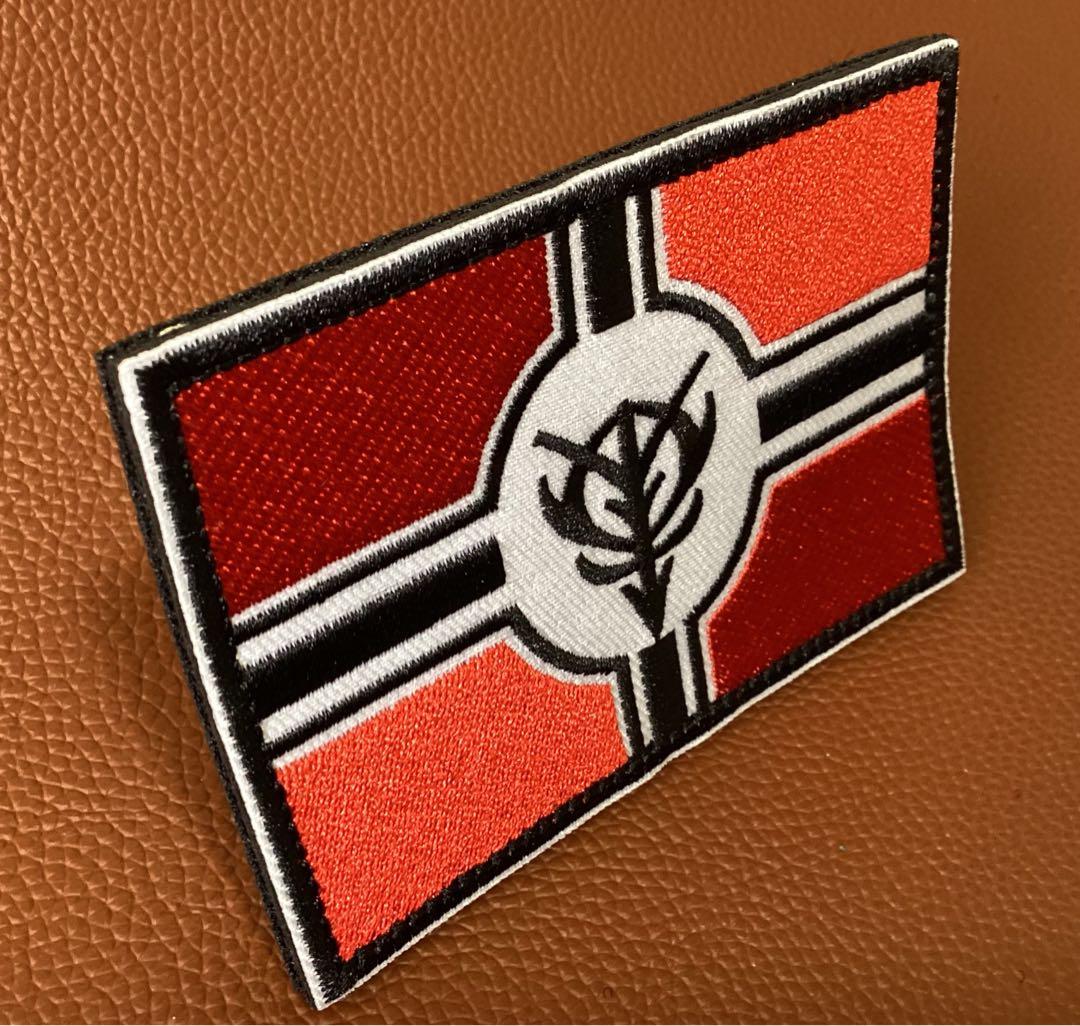 ジオン軍エンブレム刺繍パッチベルクロ ワッペン - メルカリ