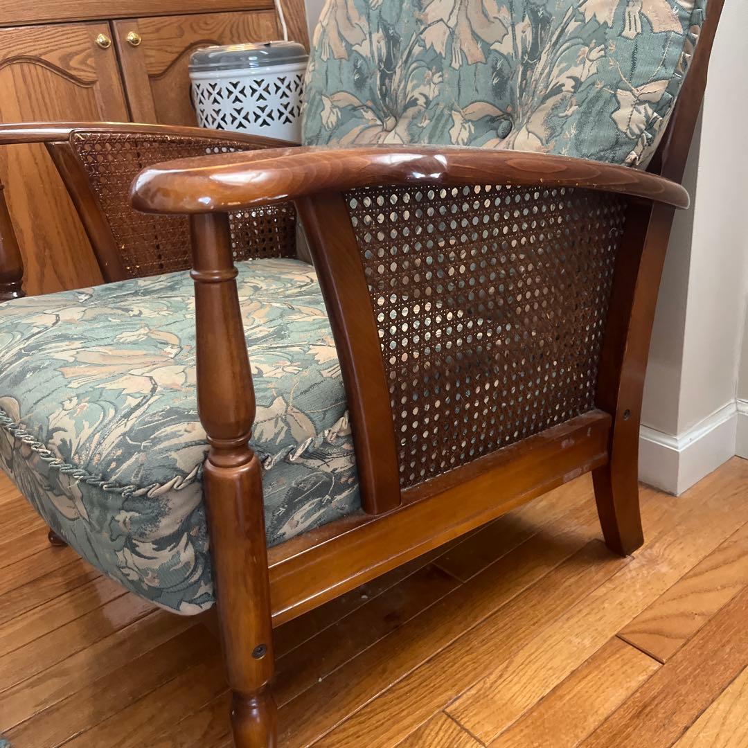 カリモクオールドヴィンテージコロニアル シングルソファ