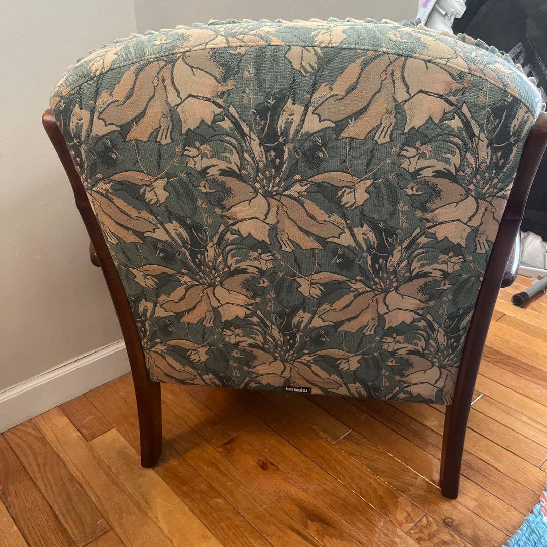 カリモクオールドヴィンテージコロニアル シングルソファ