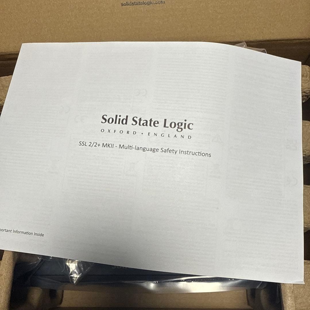 Solid State Logic SSL2+ mk2オーディオインターフェイス