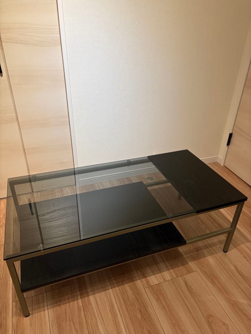値下げ‼️ニトリ　センターテーブル(ノート4 110TP BK)