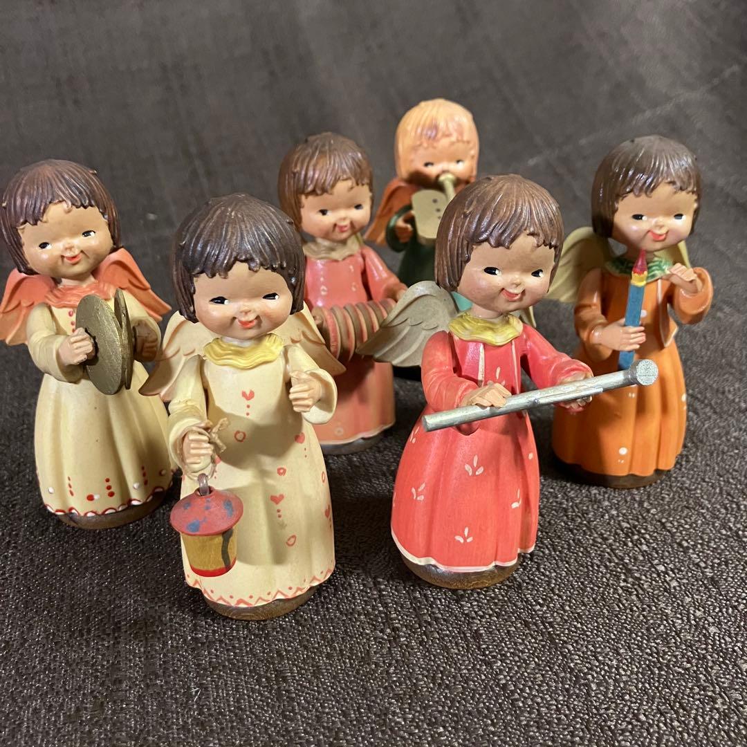 アンリ ANRI イタリア製 アンリ人形 6体 天使 音楽隊 エンジェル