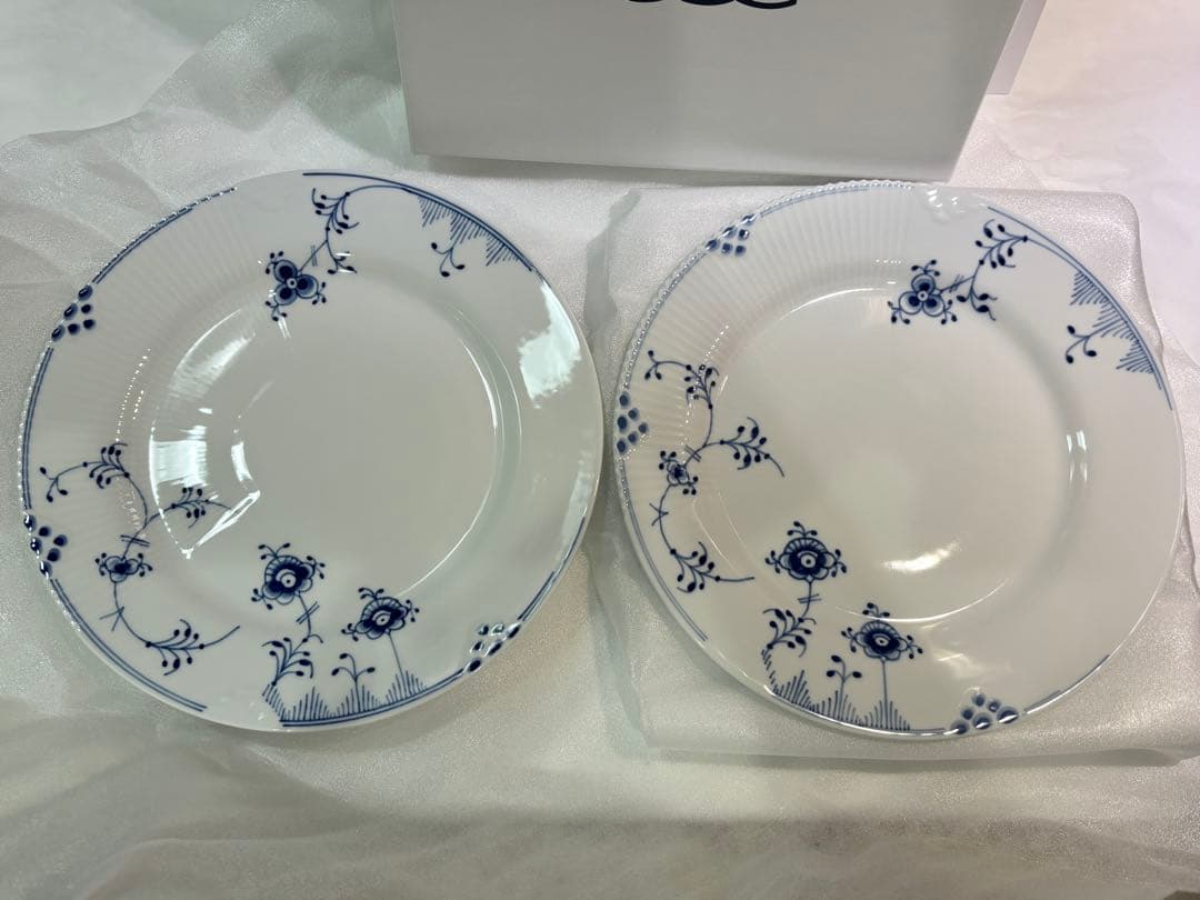 ロイヤルコペンハーゲン　ブルーエレメンツ プレート 21cm ペア