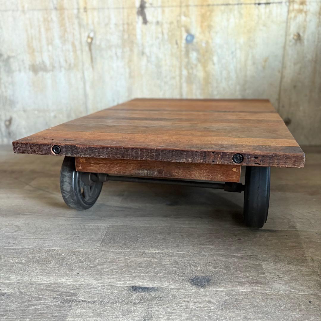 CRASH GATE 関家具　車輪付きローテーブル　センターテーブル