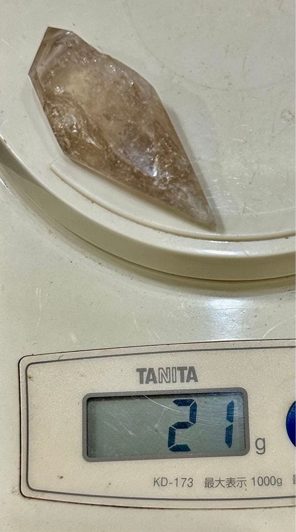 煙彩星矢　新潟産虹彩煙水晶