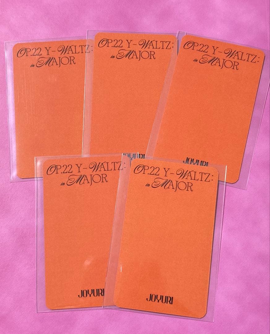 JOYURI チョユリ Op.22 Y-Waltz ヨントン トレカ - メルカリ