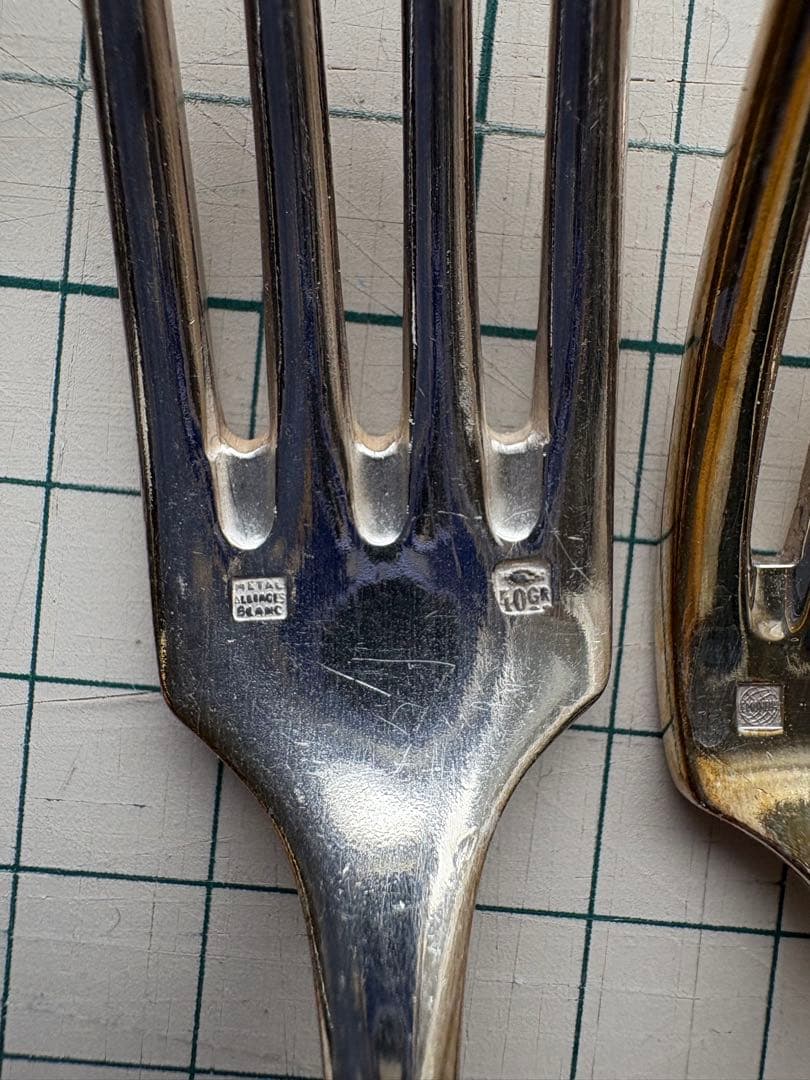 フランス　アンティーク　シルバーカトラリーセット 9点