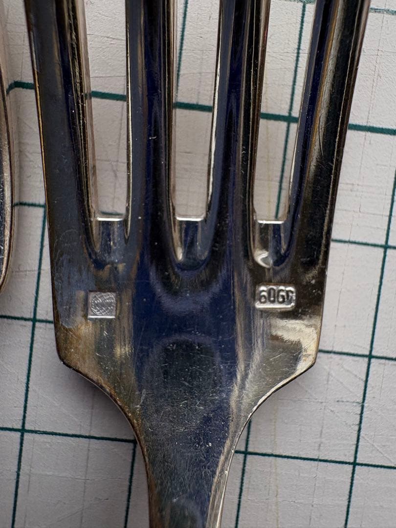 フランス　アンティーク　シルバーカトラリーセット 9点