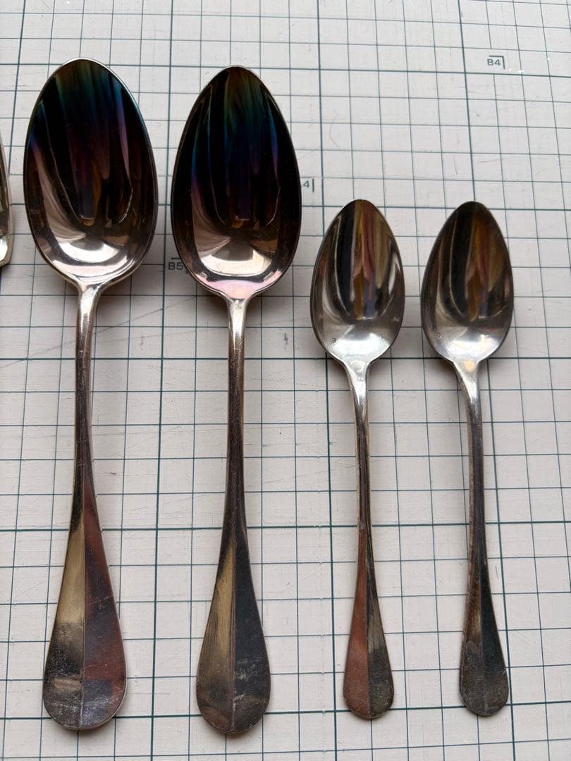 フランス　アンティーク　シルバーカトラリーセット 9点