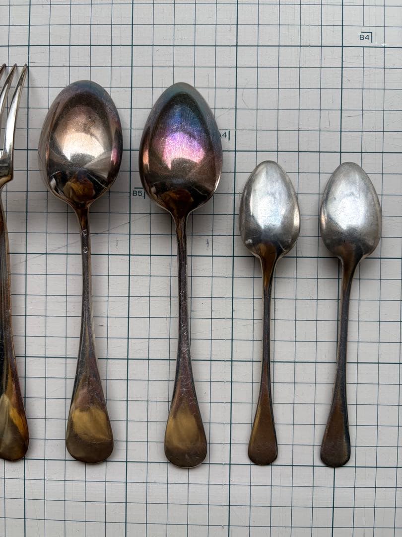 フランス　アンティーク　シルバーカトラリーセット 9点