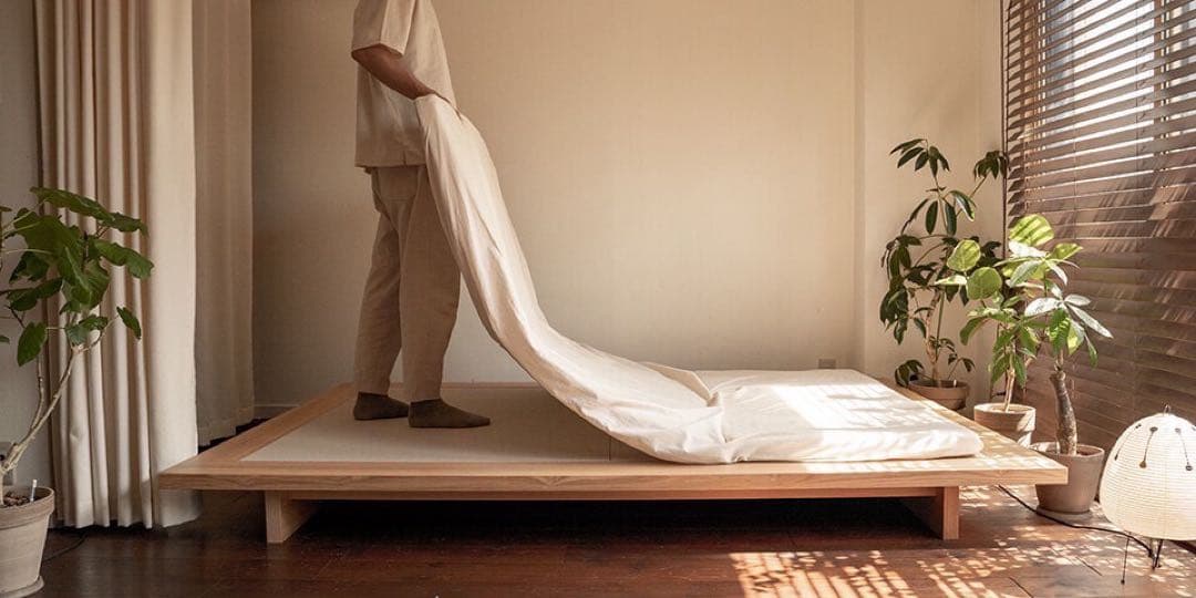 bonkotuLIVING BED リビングベッド 旭川家具 建築家二人