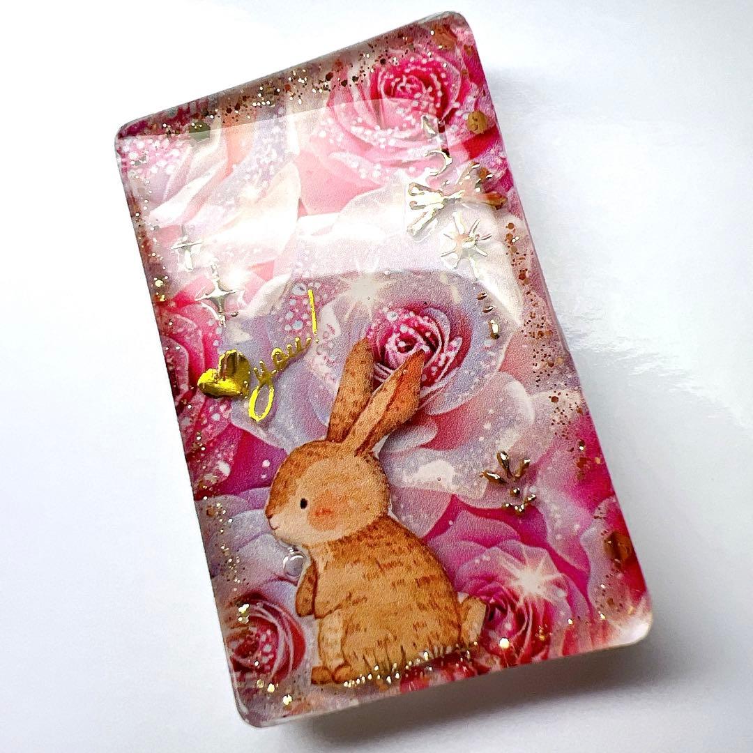 レジン ヘアゴム うさぎ No.772