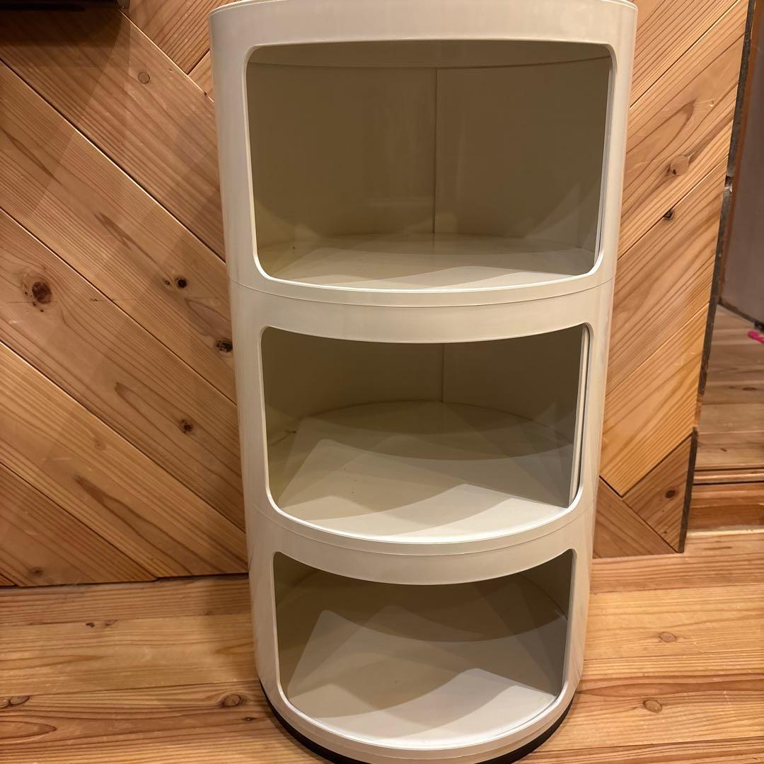 カルテル　コンポニビリ　3段　ホワイト　正規品　スムーズ開閉　イタリア製.