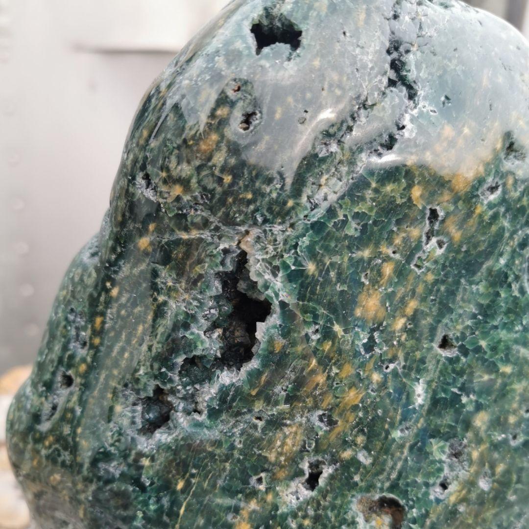 オーシャンジャスパー　鑑賞石　石　置物　オブジェ　インテリア