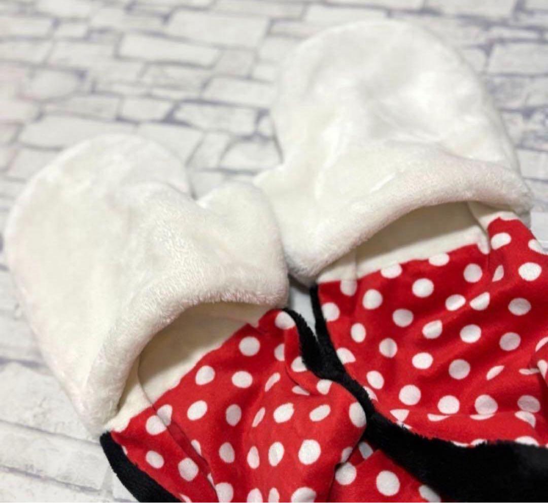 ディズニー ミニー マフラーキャップ レッグウォーマー ファンキャップ