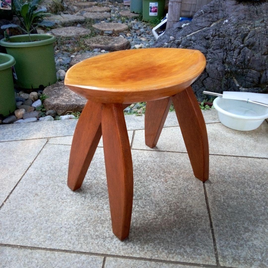 椅子　スツール　アフリカ製　アンティーク　民芸品　工芸品　民族　民族雑貨