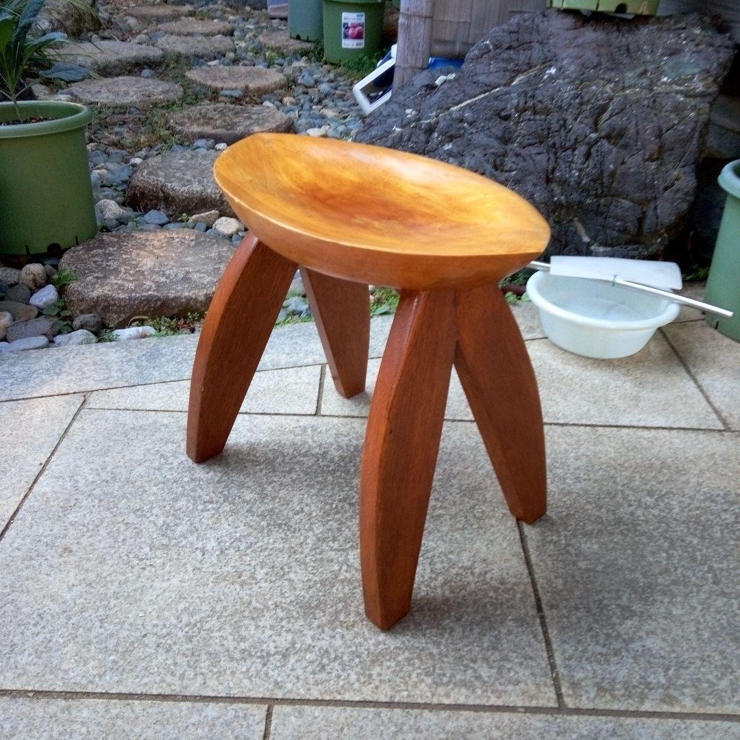 椅子　スツール　アフリカ製　アンティーク　民芸品　工芸品　民族　民族雑貨