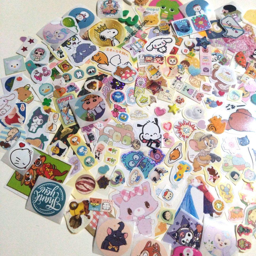 大量！シールセット⑩ シールまとめ売り フレークシール 平成レトロ