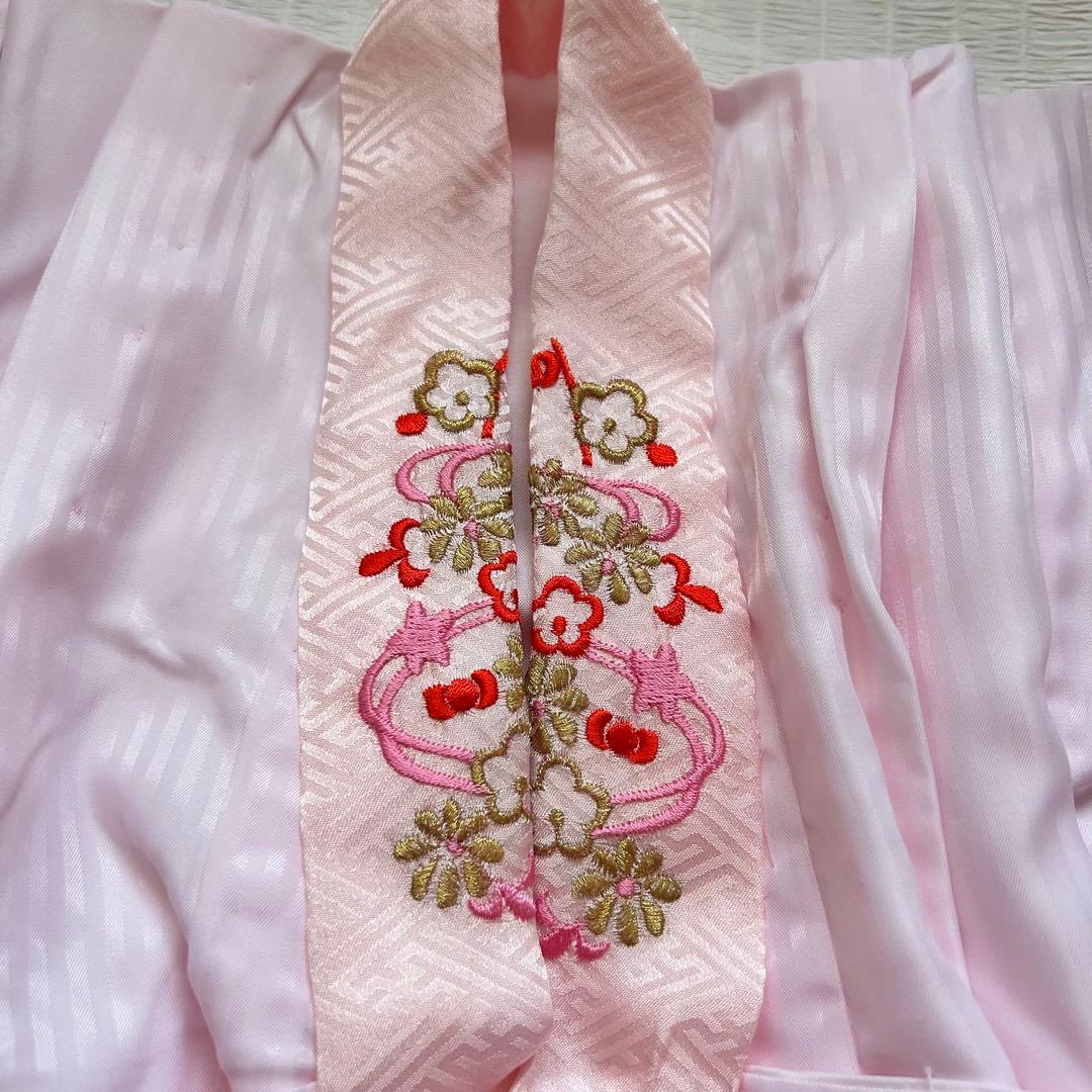 七五三 3歳 着物 753 正絹 被布 絹 絞り柄 三歳 赤 草履 金彩 熨斗目