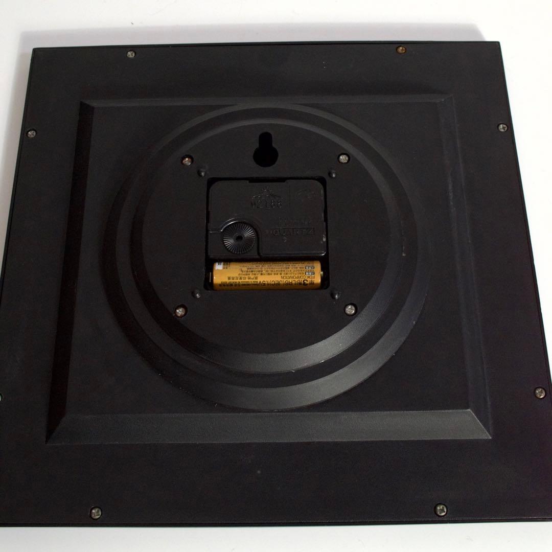 掛け時計　稼働中　ポストモダン　ミッドセンチュリー　ビンテーレトロ