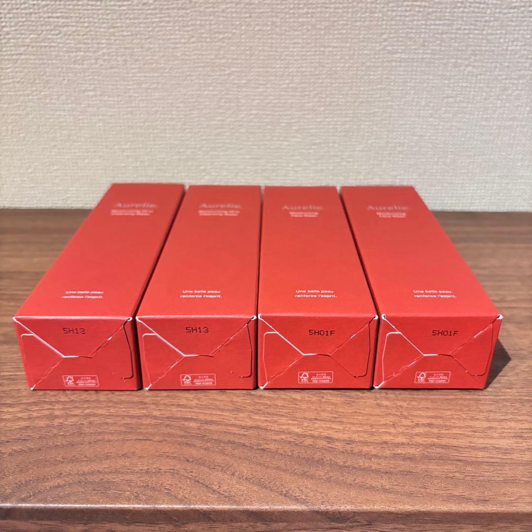 Aurelie(オレリー)クレンジング2本・洗顔2本