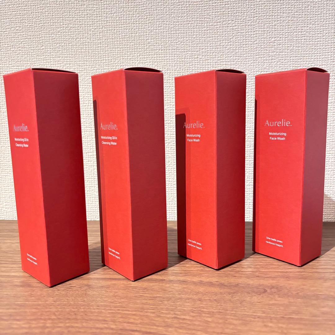 Aurelie(オレリー)クレンジング2本・洗顔2本