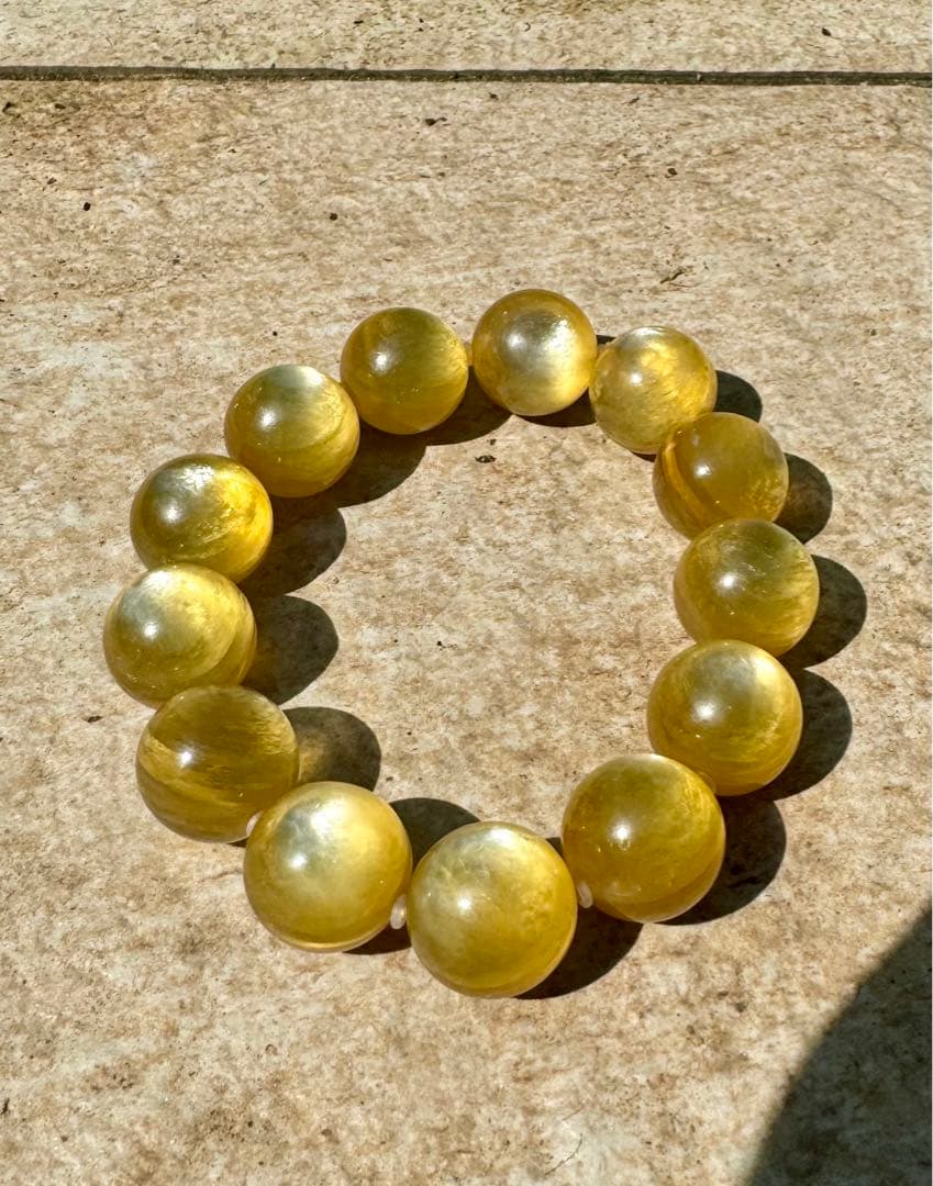 【最終限界価格】【割れ防止対策済】ゴールデンマイカ大玉16mm