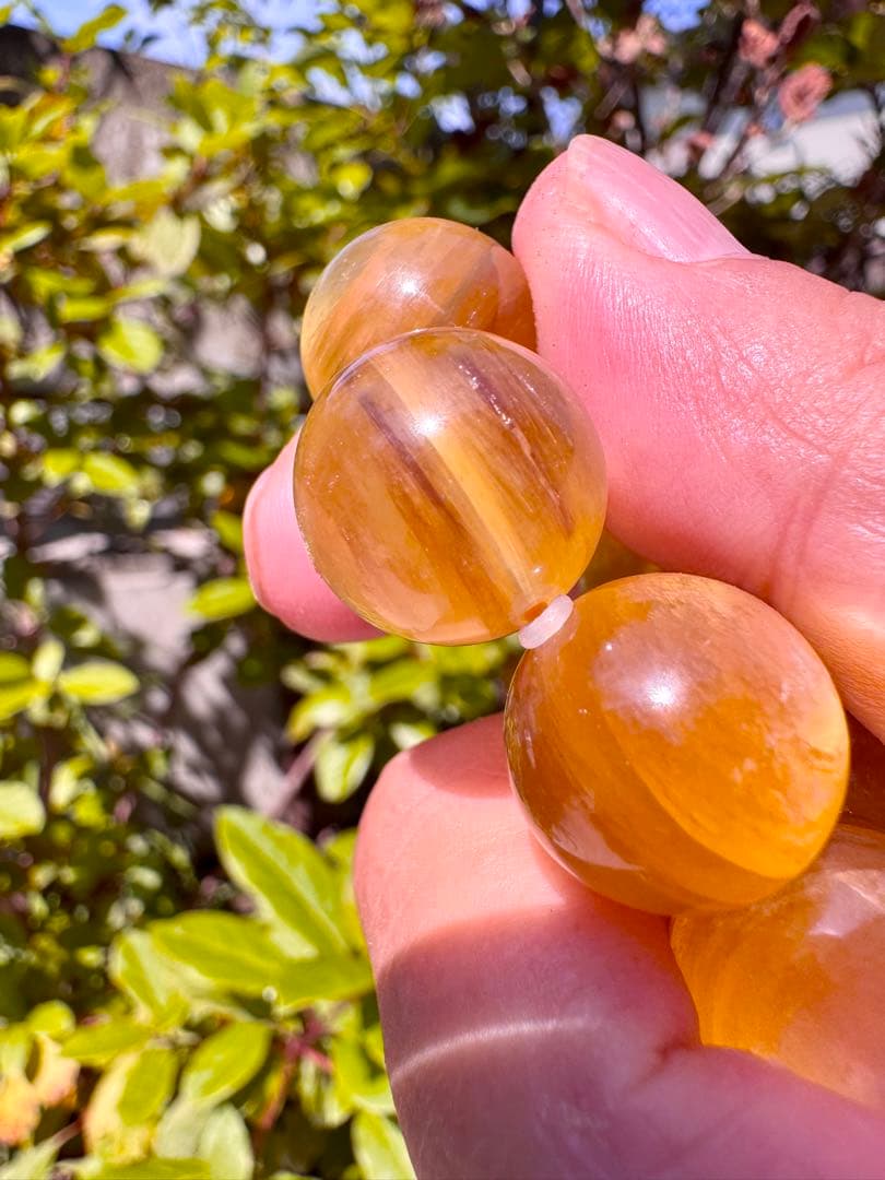 【最終限界価格】【割れ防止対策済】ゴールデンマイカ大玉16mm