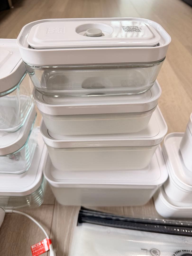 ツヴェリング　真空容器　セット　ポンプ付