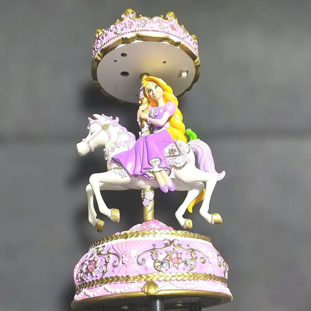 ラプンツェル オルゴールメリーゴーランド回転木馬 廃盤 レア